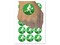 Woman Tennis Player Sports Temporary Tattoo Water Resistant Fake Body Art Set Collection (1 Sheet)